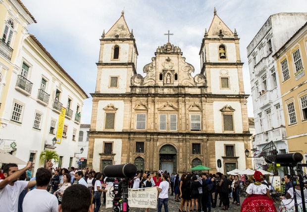 Igreja de São Francisco, no Pelourinho, foi local das gravações de 'Segundo Sol' (Foto: Divulgação/TV Globo)