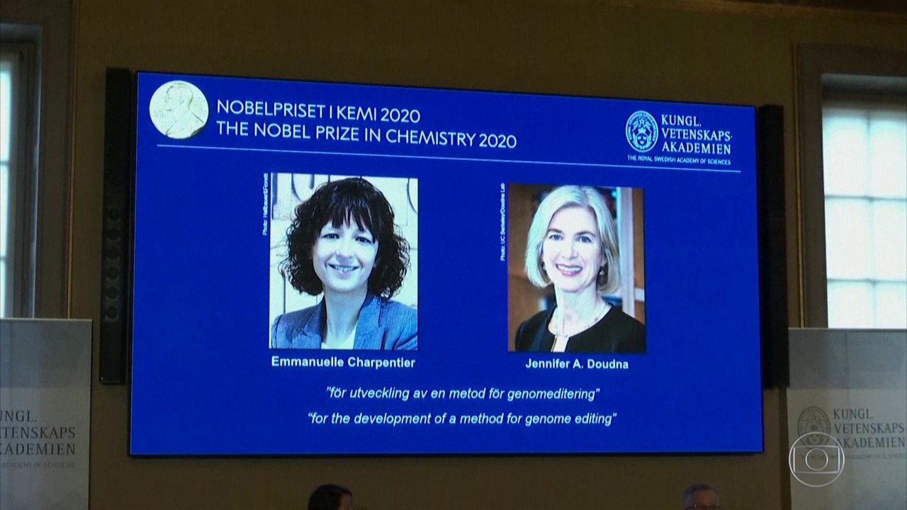 Mulheres ganham juntas o Nobel de Química pela primeira vez