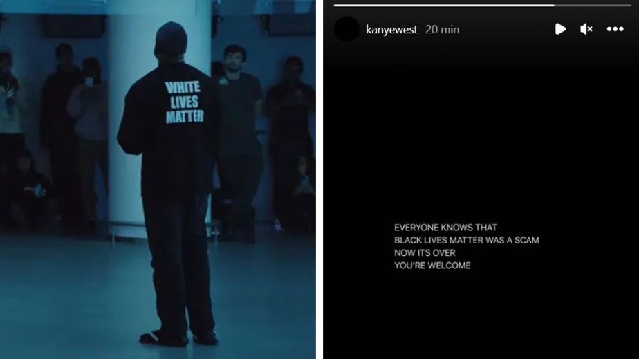 Kanye West causa polêmica novamente ao citar BLM