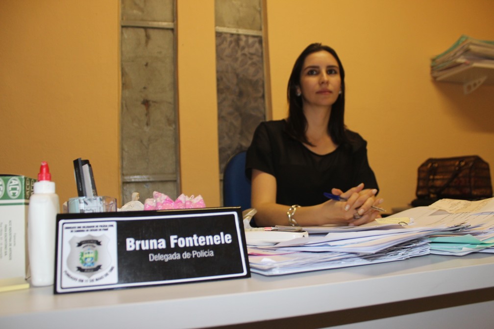 Delegada Bruna Fontenele — Foto: Fernando Brito/G1