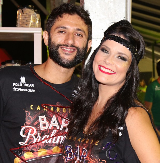 Samara Felippo e o namorado, Elídio Sanna (Foto: AgNews)