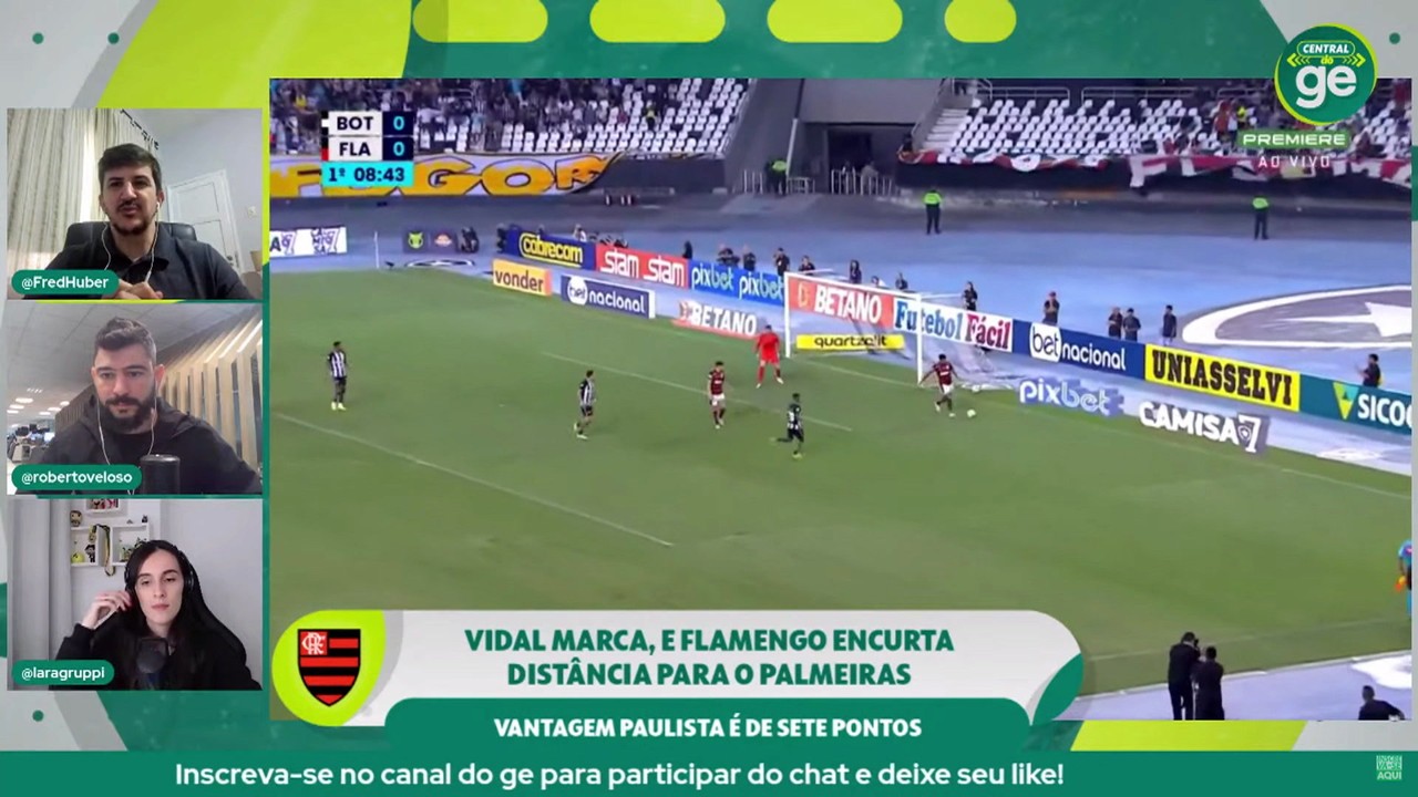 Fred Huber analisa Botafogo x Flamengo: 'Foi um jogo muito duro'