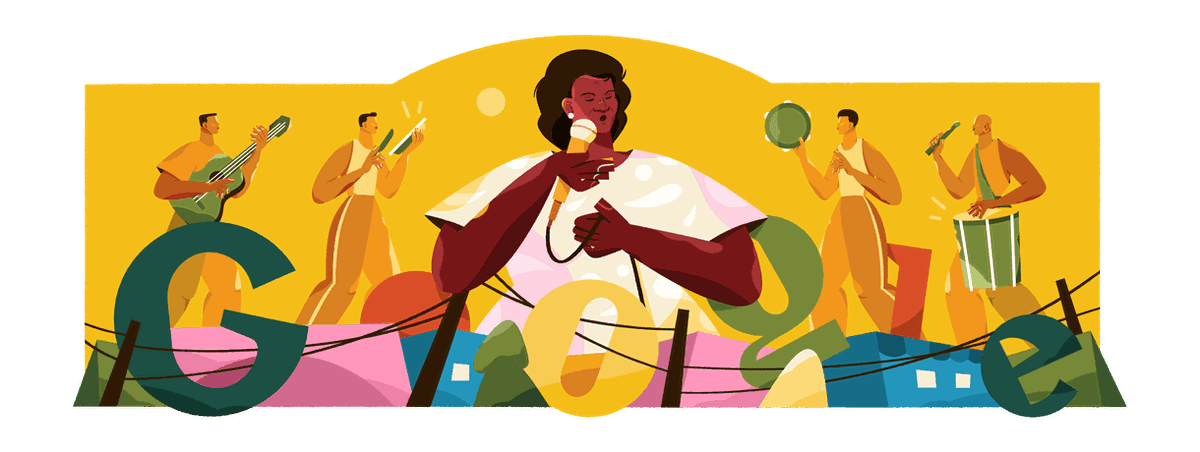 Jovelina Pérola Negra é homenageada com Doodle do Google