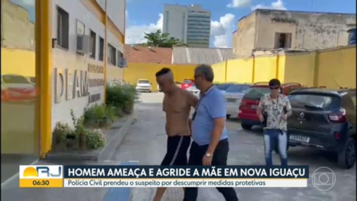 Suspeito de ameaçar e agredir a própria mãe é preso em Nova Iguaçu, na Baixada Fluminense
