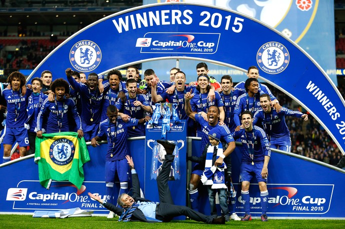 Chelsea é campeão da Copa da Liga Inglesa (Foto: Reuters)