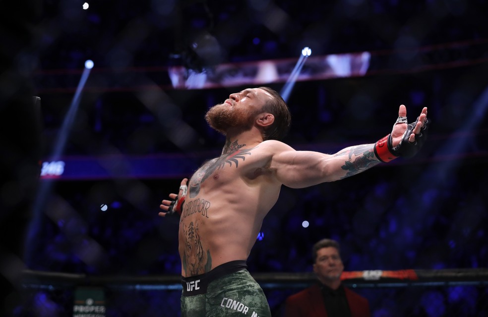 Conor McGregor estava atacado nas redes sociais — Foto: Getty Images