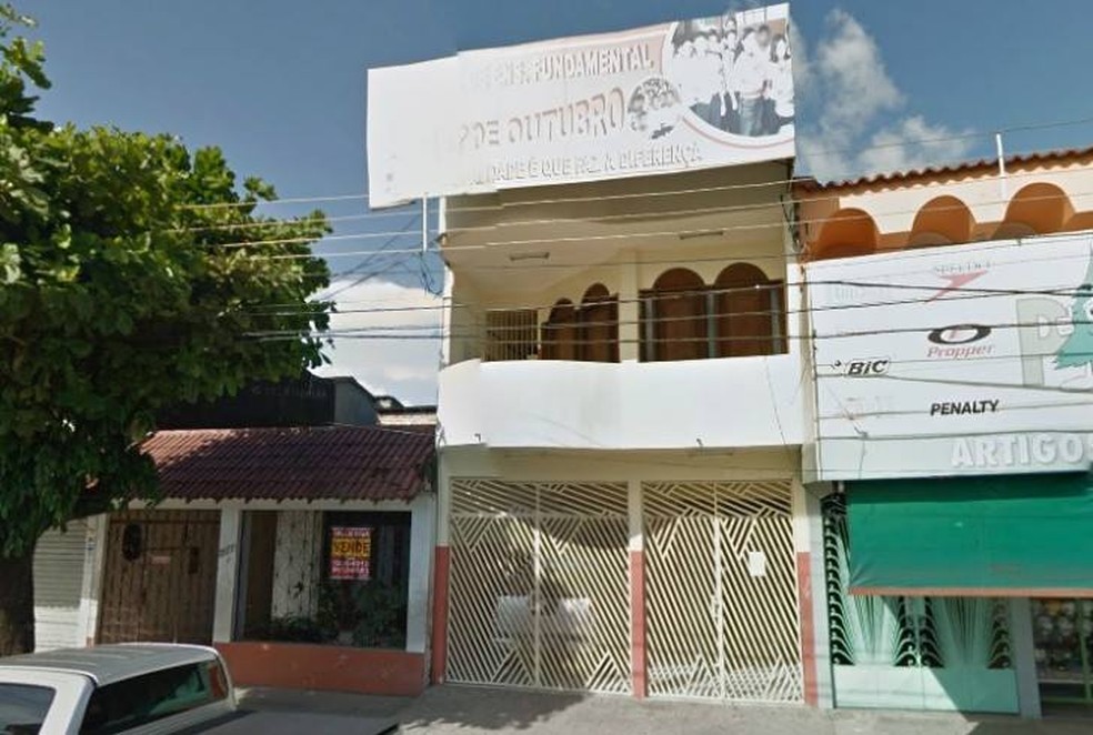 Escola 15 de Outubro, no bairro do Guamá, em Belém. — Foto: Reprodução / Redes sociais