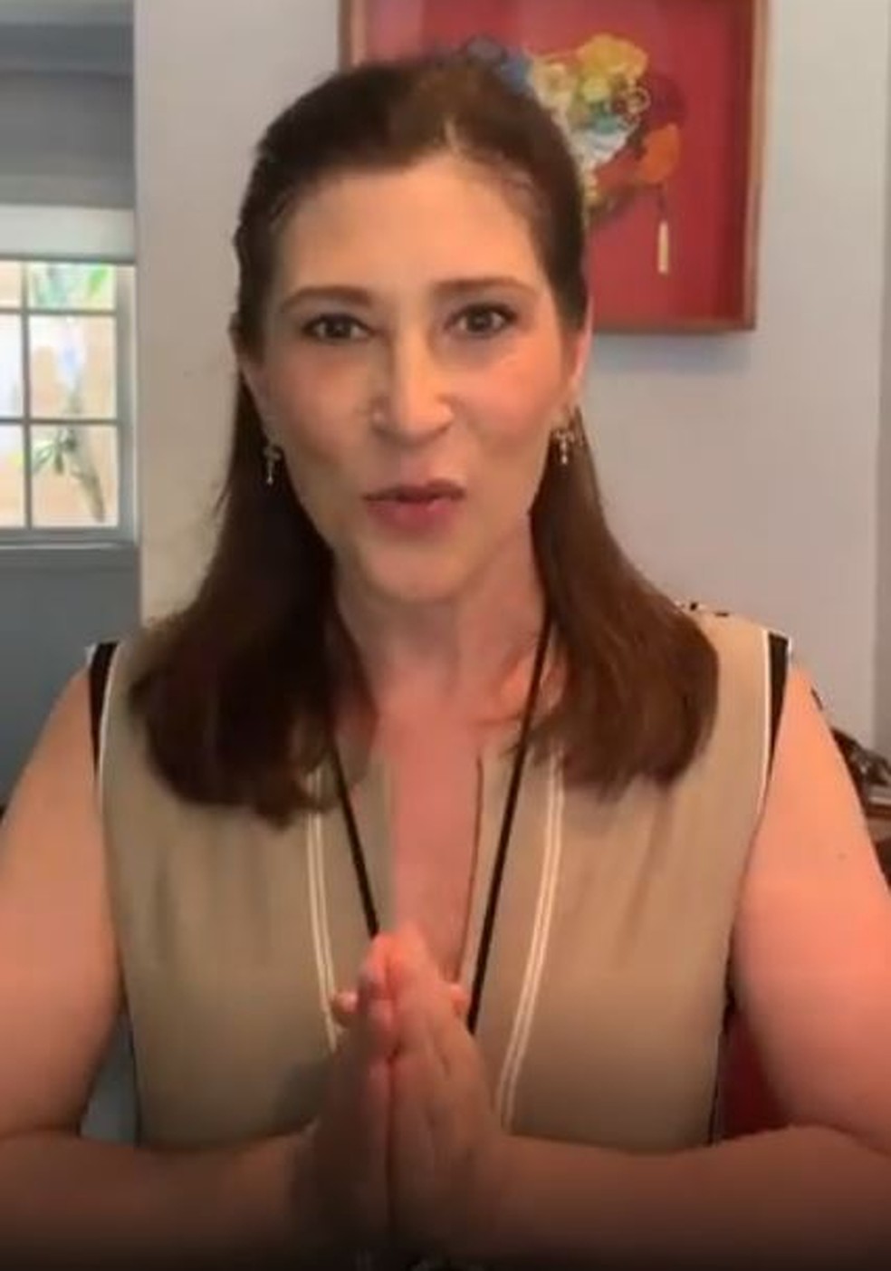 Beth Goulart pede orações para tratamento de Nicette Bruno contra covid — Foto: Reprodução/Instagram