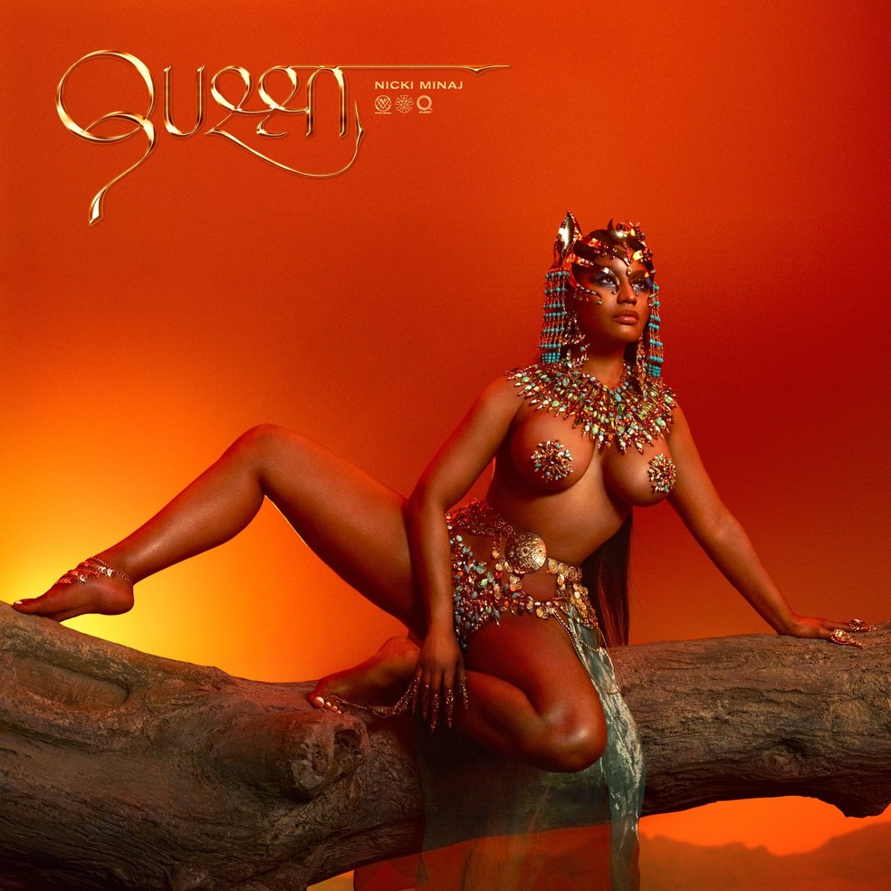 Nicki Minaj na capa de 'Queen', seu quarto disco (Foto: Divulgação)