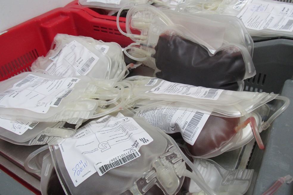 Baixos estoques de sangue no Hemopi — Foto: Catarina Costa/G1