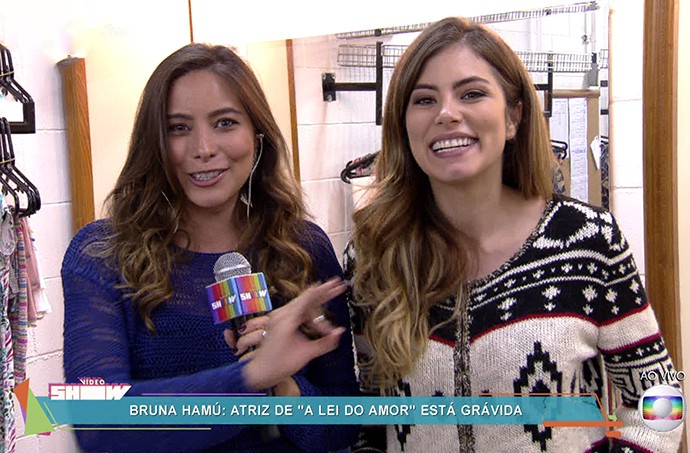 Bruna Hamú conta como disse à mãe que estava grávida (Foto: TV Globo)