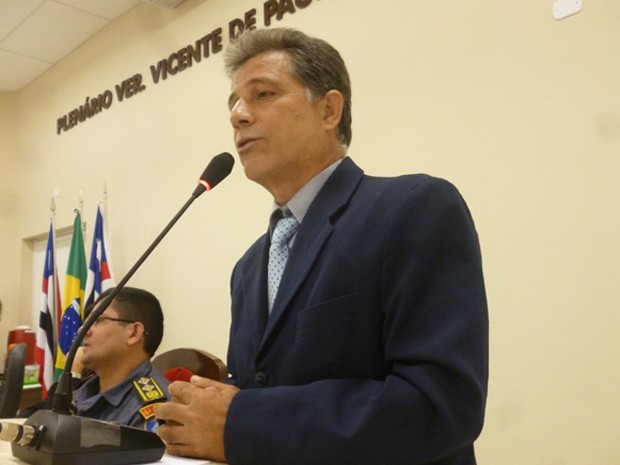 Presidente da Câmara Municipal de São João dos Patos, vereador João Evangelista (PMDB), 54 anos (Foto: Site da Câmara de São João Batista)