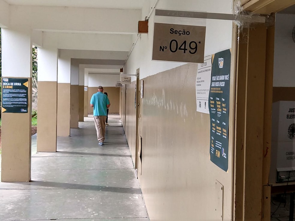 Eleições 2018, Bauru, Escola Luiz Zuiani — Foto: Sérgio Pais