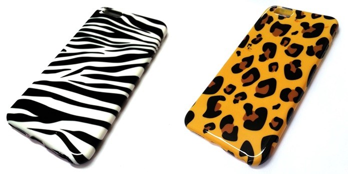 Capas de onça e zebra para iPhone 6 Plus (Foto: Divulgação/Extra)