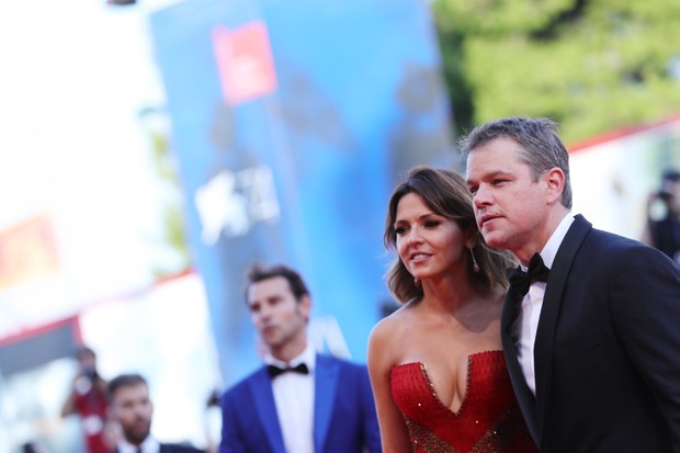 Matt Damon e sua esposa, Luciana Damon (Foto: Vittorio Zunino Celotto/Getty Images)