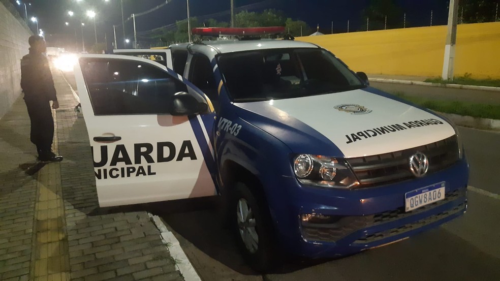 Guarda Municipal de Parnamirim interviu em duas confusões em unidades de saúde — Foto: Sérgio Henrique Santos/Inter TV Cabugi