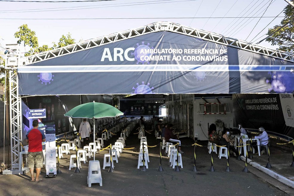 Ambulatório Referência de Combate ao Coronavírus, em Limeira — Foto: Eduardo Zanzirolamo/ Prefeitura de Limeira