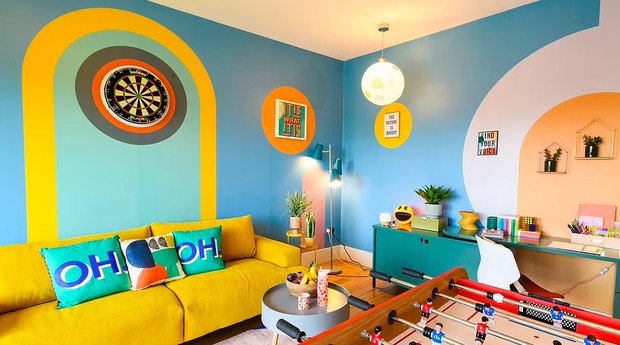 Pop-up hotel in the UK showing Pinterest's best decorating trends (Photo: Guide)