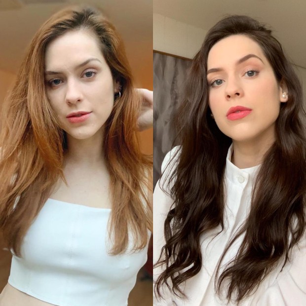 Sophia Abrahão antes e depois (Foto: Divulgação)