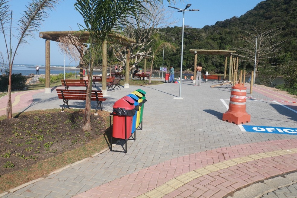 Cidade de Peruíbe foi classificada como B. Na foto o Boulevard do Guaraú, inaugurado setembro de 2021 — Foto: Divulgação/Prefeitura de Peruíbe
