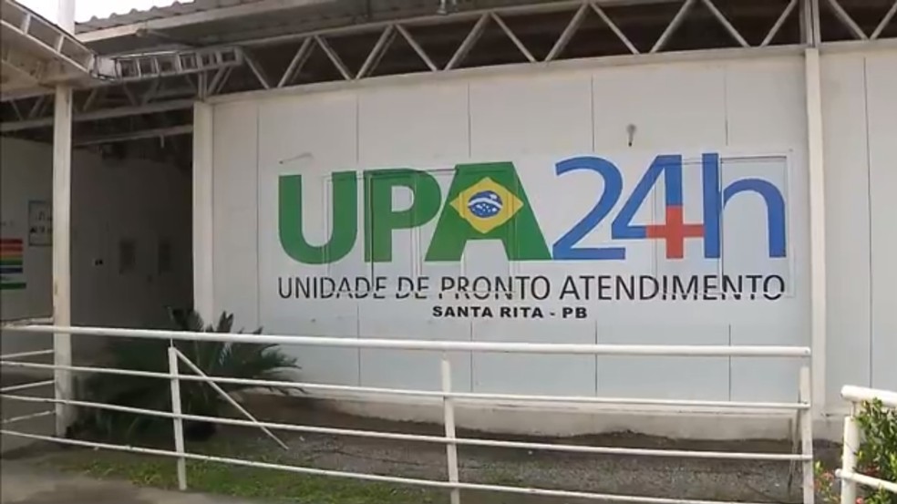 Unidade de Pronto Atendimento (UPA) de Tibiri II, na cidade de Santa Rita, PB — Foto: Reprodução/TV Cabo Branco