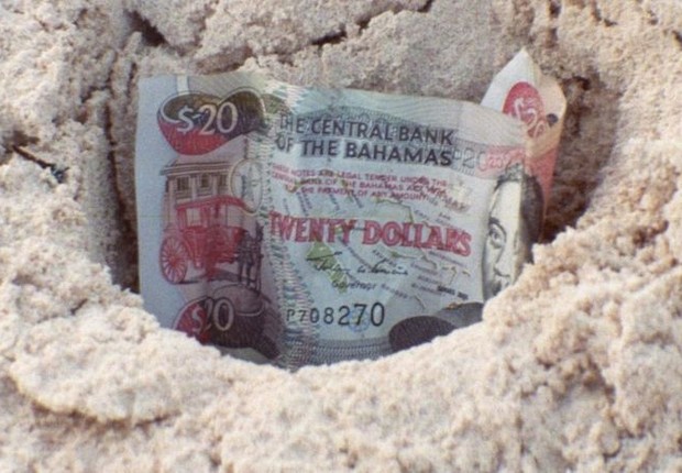 O dólar de areia tem o mesmo valor que o dólar das Bahamas (Foto: Getty Images via BBC News)