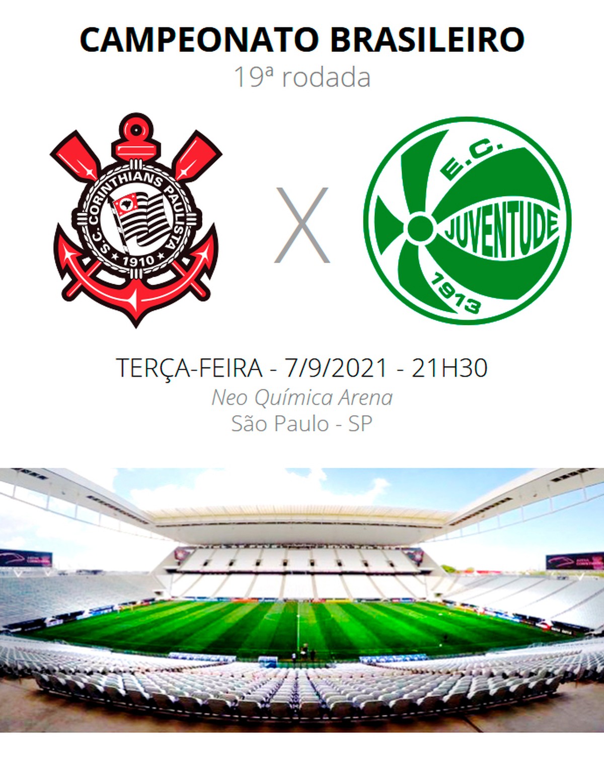 Corinthians X Juventude Veja Onde Assistir Escalacoes Desfalques E Arbitragem Brasileirao Serie A Ge
