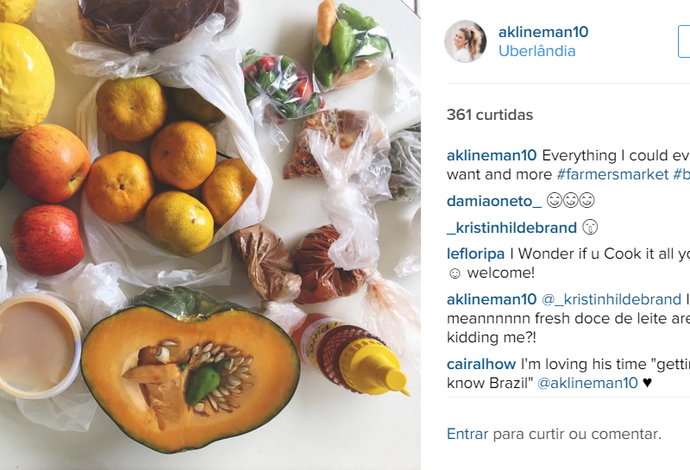Instagram Alix Klineman Praia Clube Vôlei Uberlândia 3 (Foto: Reprodução/Instagram)