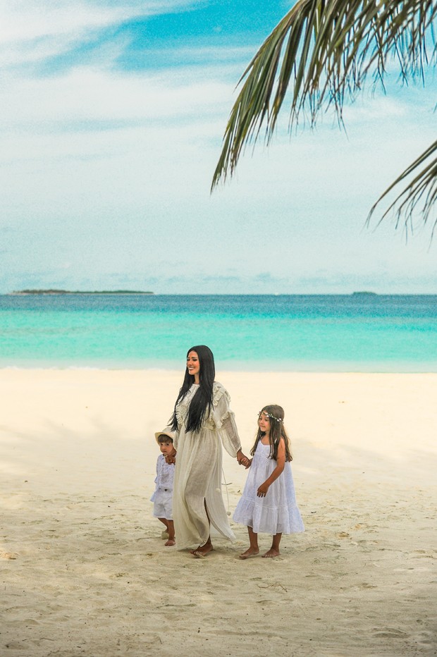 Simaria com os filhos, Giovanna e Pawel (Foto: Arquivo Pessoal)