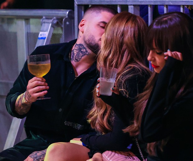 Viih Tube beija muito em show da dupla Israel e Rodolffo (Foto: Manuela Scarpa/Brazil News)