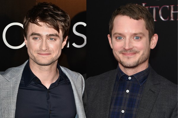 Os atores Daniel Radcliffe e Elijah Wood (Foto: Getty Images)