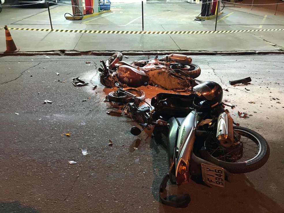 Acidente foi registrado na Avenida Cuiabá, em Teodoro Sampaio — Foto: Polícia Civil