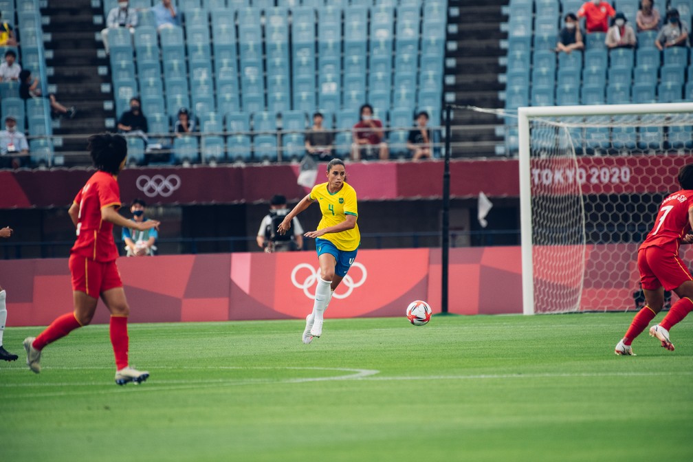 Rafaelle é um dos pilares da seleção brasileira — Foto: Sam Robles/CBF