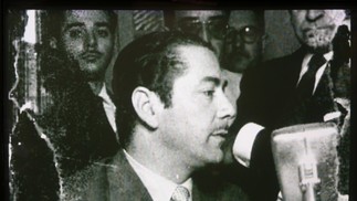 Leonel Brizola na Câmara dos deputados em 1958 - imagem rara de um dos primeiros programas feitos para a TV brasileiraReprodução de Simone Marinho