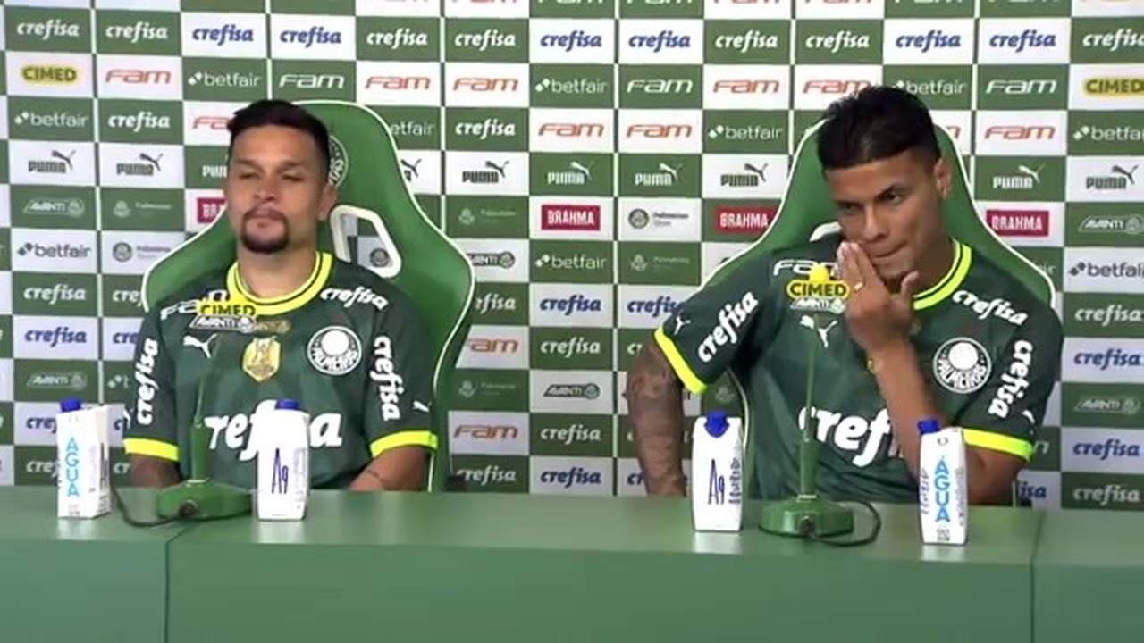 Veja as entrevistas de Artur e Richard Rios, apresentados como refor&ccedil;os do Palmeiras
