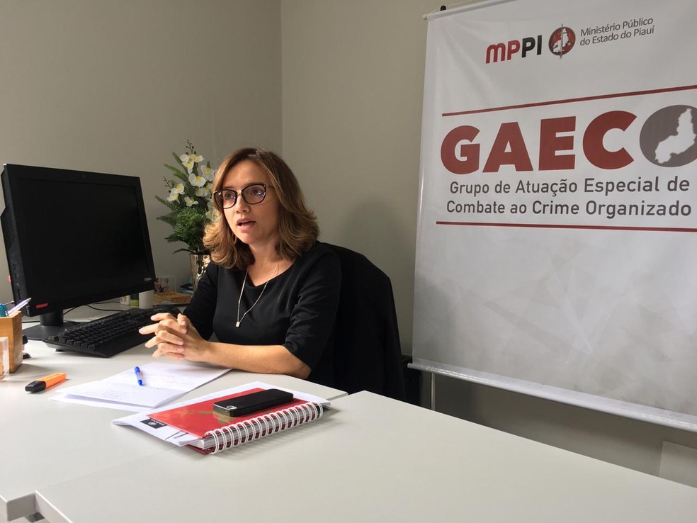 Promotora de Justiça Débora Geane Aguiar.  — Foto: Murilo Lucena/G1