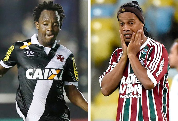 Montagem Andrezinho e Ronaldinho (Foto: Editoria de Arte)