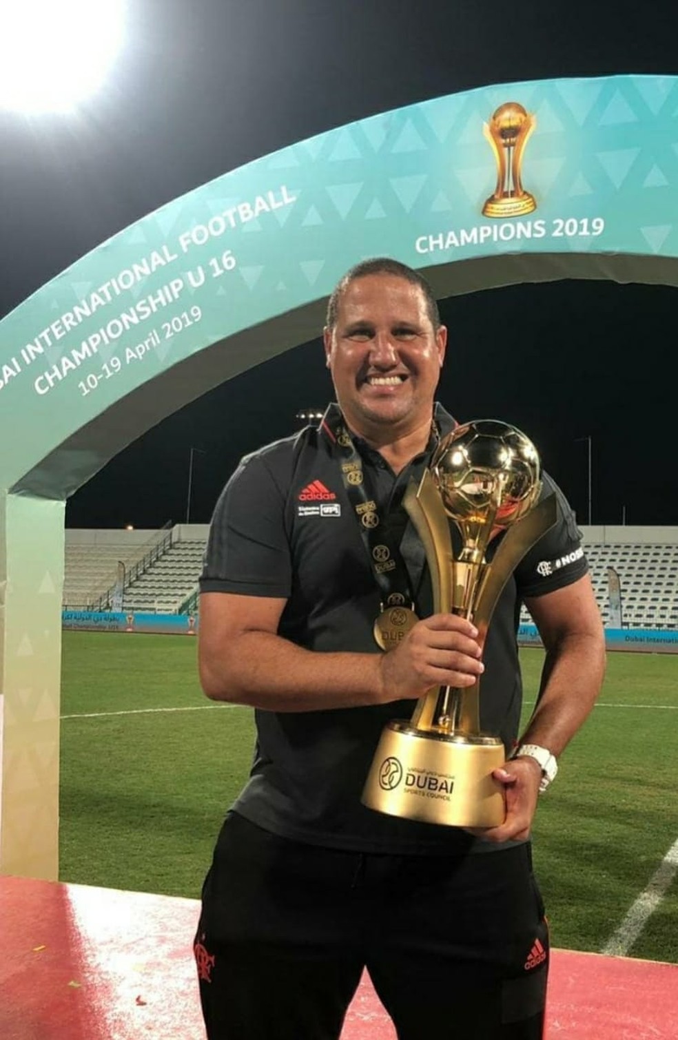 Mario Jorge, novo técnico do sub-18 do Flamengo — Foto: Reprodução