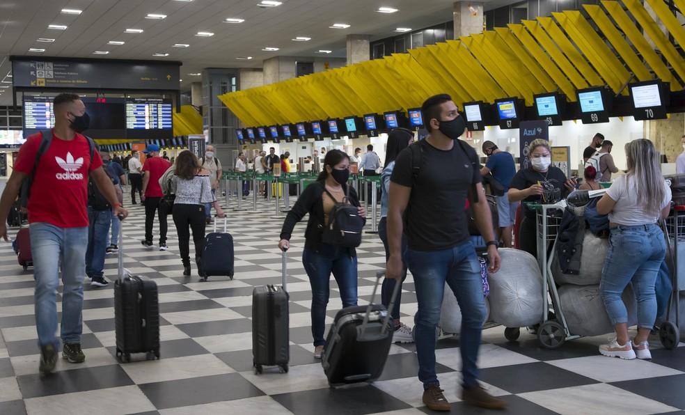 Main lot includes São Paulo’s Congonhas airport and 10 others in Mato Grosso do Sul, Minas Gerais, and Pará — Foto: Edilson Dantas/Agência O Globo