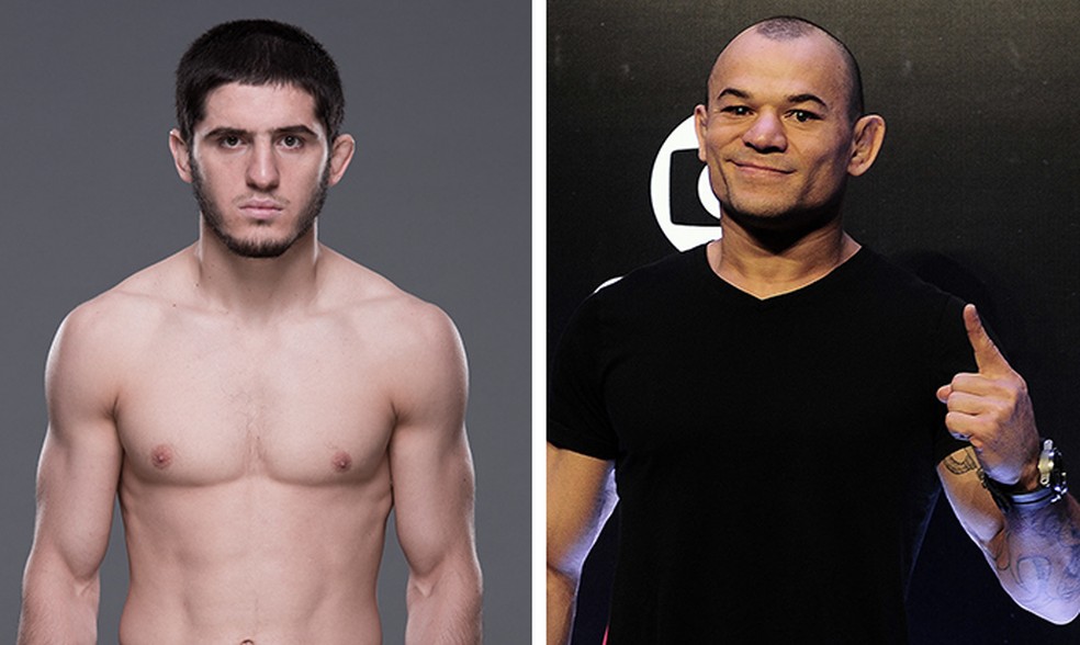 Islam Makhachev x Gleison Tibau é a primeira luta agendada para o UFC 220 (Foto: Infografia)