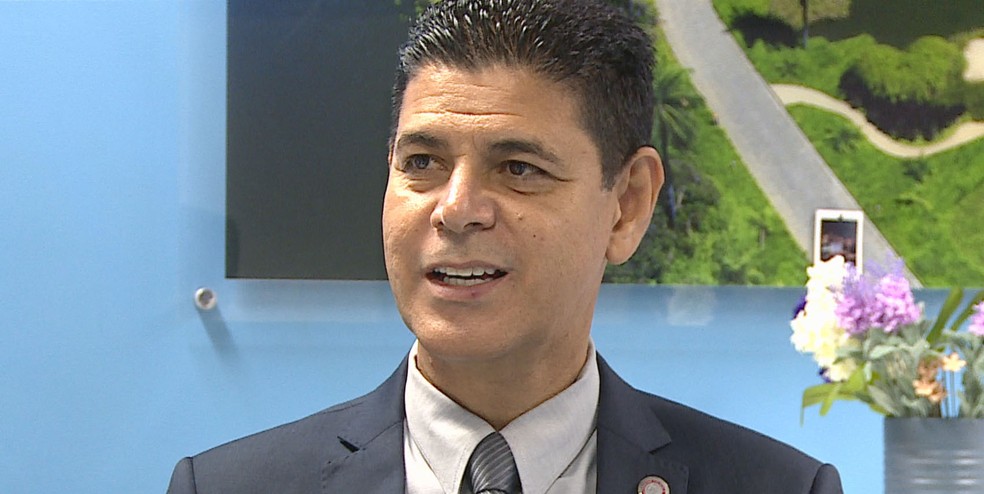 Chefe da PolÃ­cia Civil de Minas Gerais, Wagner Pinto â€” Foto: ReproduÃ§Ã£o/TV Globo