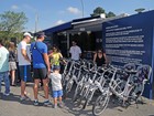 Curitiba testa serviço de aluguel de bicicleta elétrica no Parque Barigui