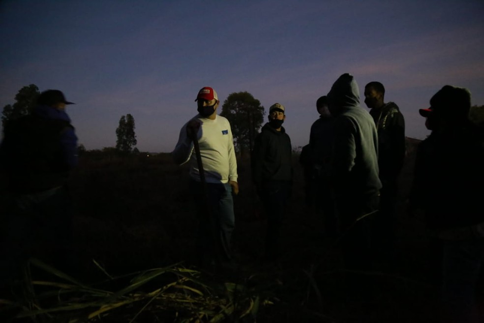 FNL ocupa terras em Sandovalina e faz reivindicações para a reforma agrária — Foto: Comunicação da Frente Nacional de Luta