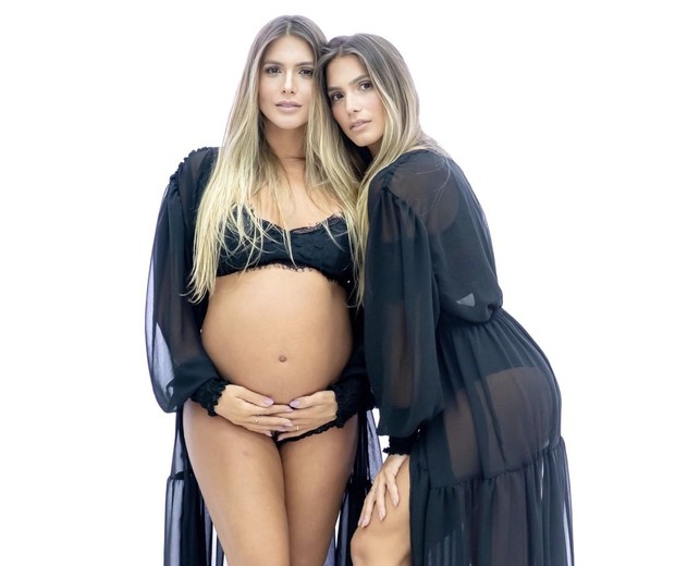Bia, grávida, e Branca Feres (Foto: Reprodução/Instagram)