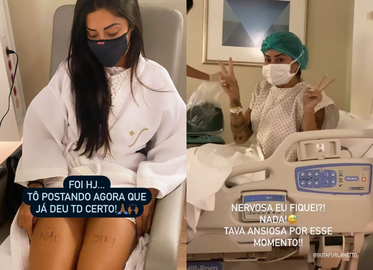 Aline Riscado faz operação no joelho (Foto: Reprodução/Instagram)