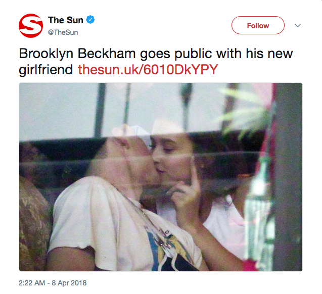 Brooklyn Beckham é flagrado com modelo e Chloë Moretz posta suposta  indireta!