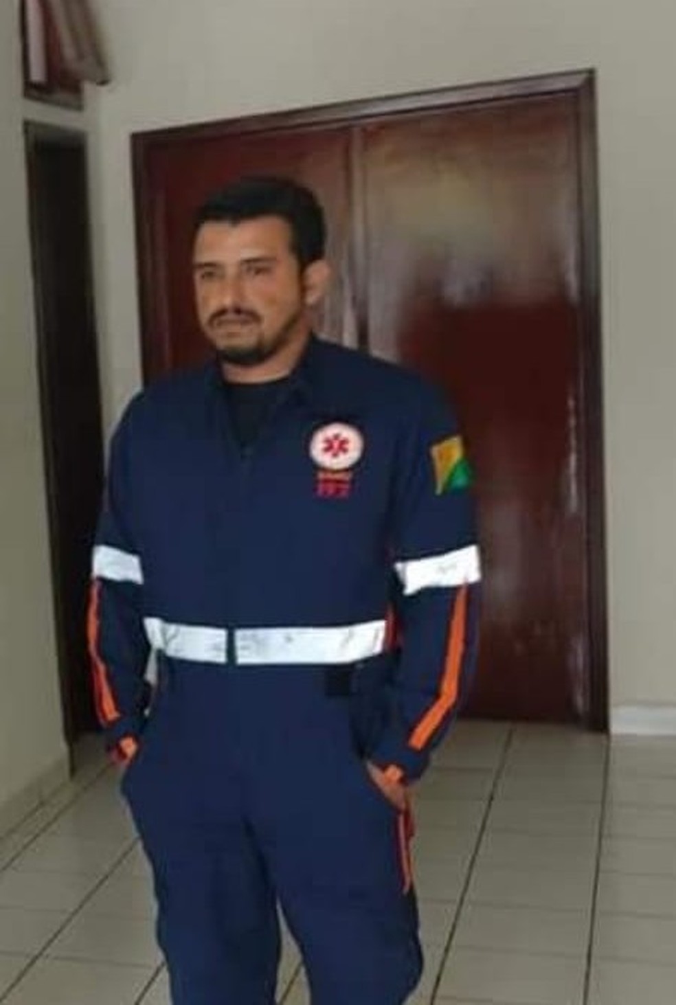 Condutor da ambulância José Augusto Aiache diz ter sido ofendido — Foto: Arquivo pessoal