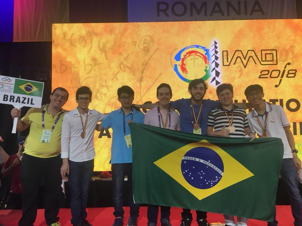 Brasil teve seis alunos medalhistas na edição 2020 da Olimpíada Internacional de Matemática e país fica em 10º lugar entre 105 nações participantes — Foto: Pedro Cabral/Arquivo pessoal