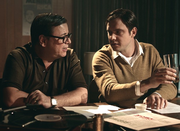 Thelmo Fernandes e Sérgio Guizé interpretam Vinicius de Moraes e Tom Jobim (Foto: Divulgação/TV Globo)