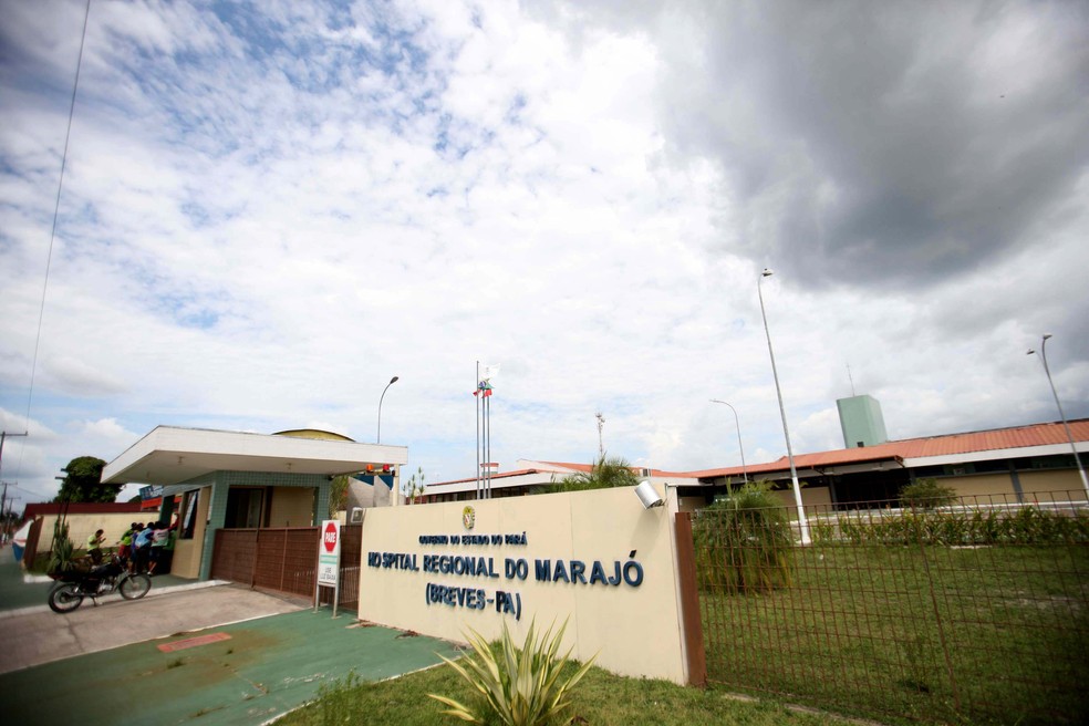 Hospital Regional em Breves, na ilha do MarajÃ³. (Foto: Marcelo Lelis/AgÃªncia ParÃ¡)